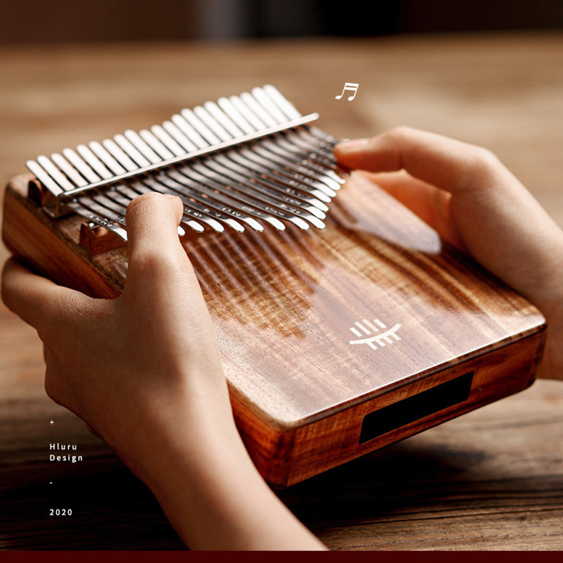Kalimba Thumb Piano - guitar Kalimba 17 Keys with Hole