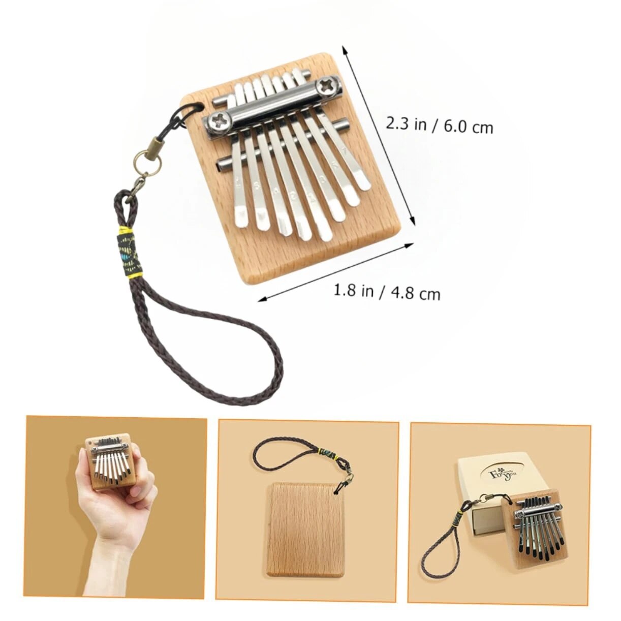 Miwayer Mini Kalimba 8 Key Thu - Kalimba Thumb Piano ulasan dan harga