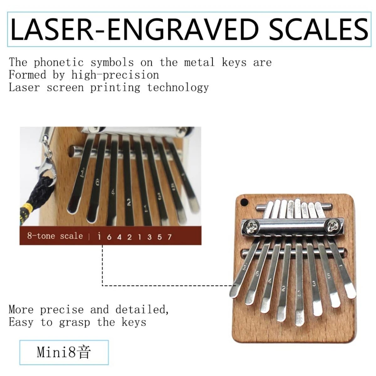 Miwayer Mini Kalimba 8 Key Thu - Kalimba Thumb Piano ulasan dan harga