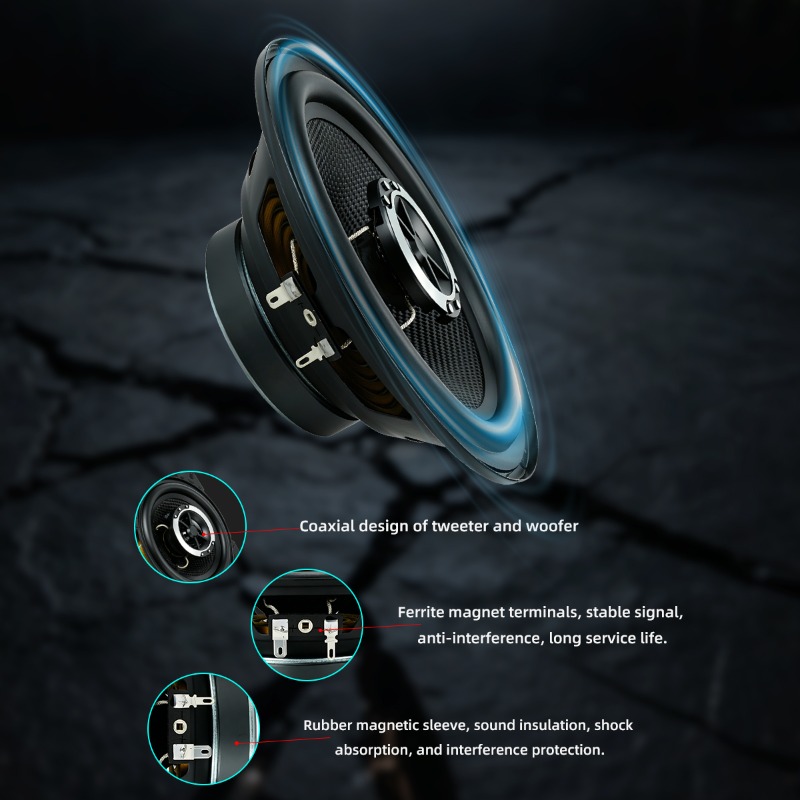 2pcs 6.5 Inch Coaxial Speaker  - Audio Universal Music ulasan dan harga