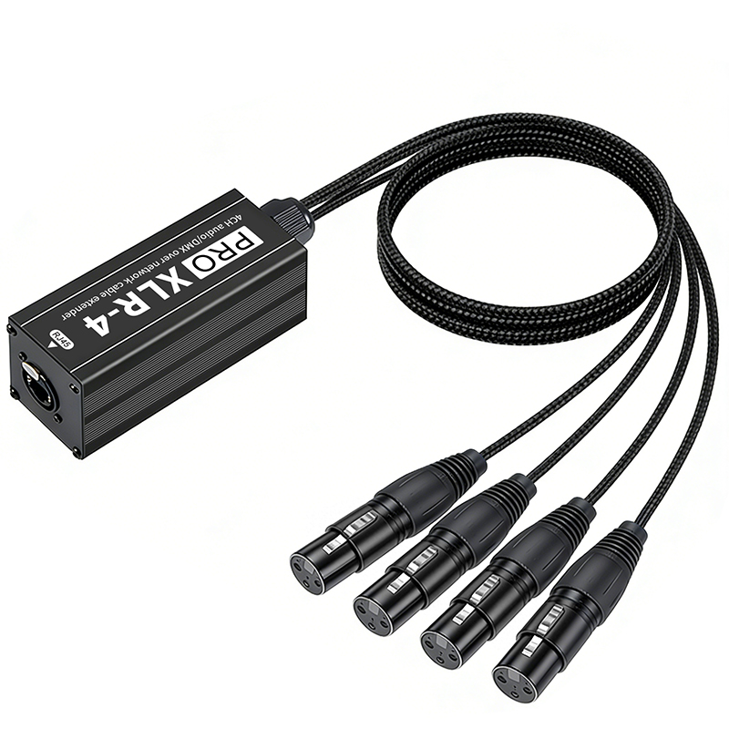 4 Channel XLR to RJ45 Audio Ex - Audio Music Network ulasan dan harga