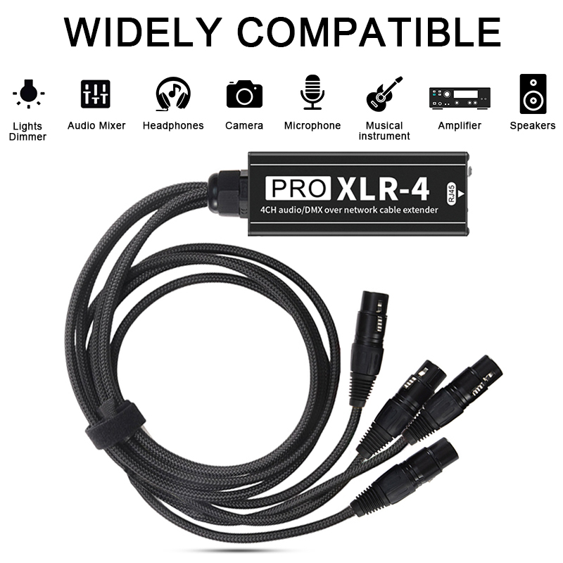4 Channel XLR to RJ45 Audio Ex - Audio Music Network ulasan dan harga