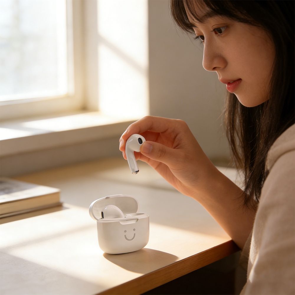 A2 Smiley Face Bluetooth Headp - Audio Music Quality Enhancer ulasan dan harga