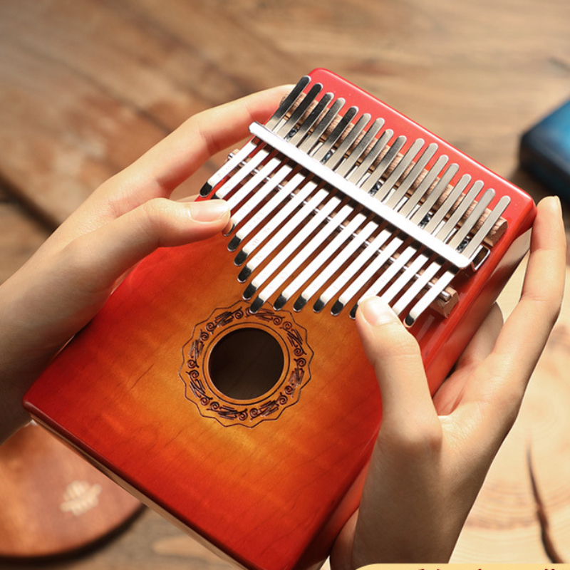 Hluru Professional 17 Key Mapl - Kalimba Thumb Piano ulasan dan harga