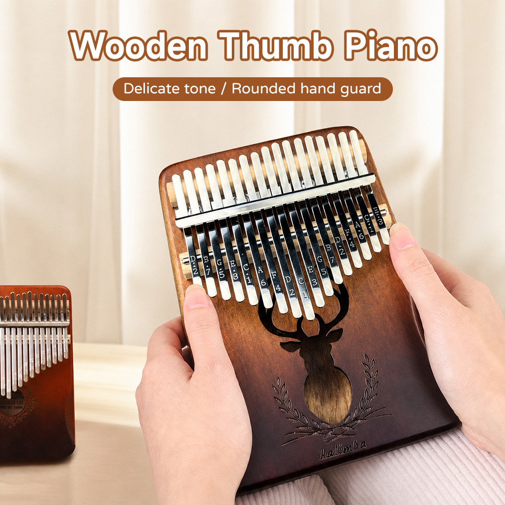 21 Key Mahogany Kalimba Thumb  - Kalimba Thumb Piano ulasan dan harga