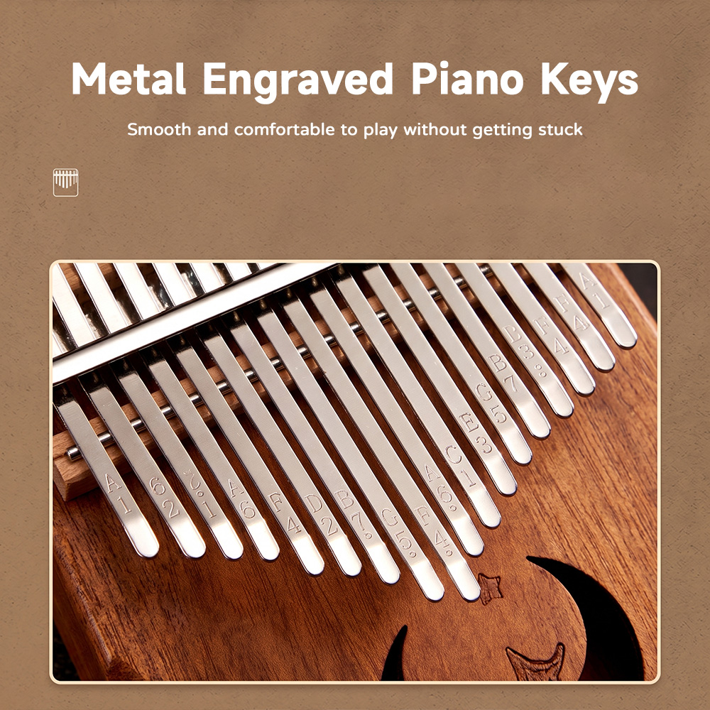 21 Key Mahogany Kalimba Thumb  - Kalimba Thumb Piano ulasan dan harga