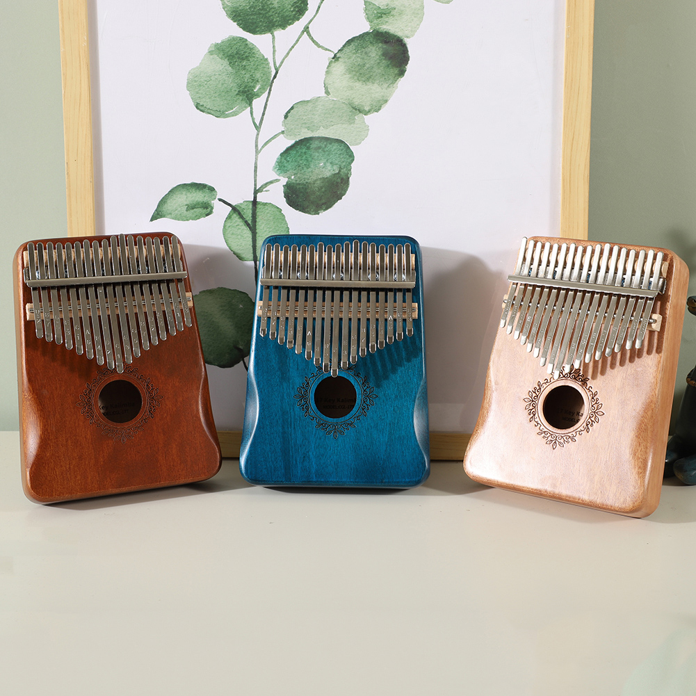 8/17Keys Mini Wooden Kalimba H - Kalimba Thumb Piano ulasan dan harga