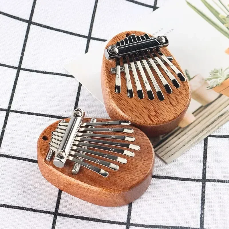 1Pcs Wood Mini Thumb Piano Mus - Kalimba Thumb Piano ulasan dan harga