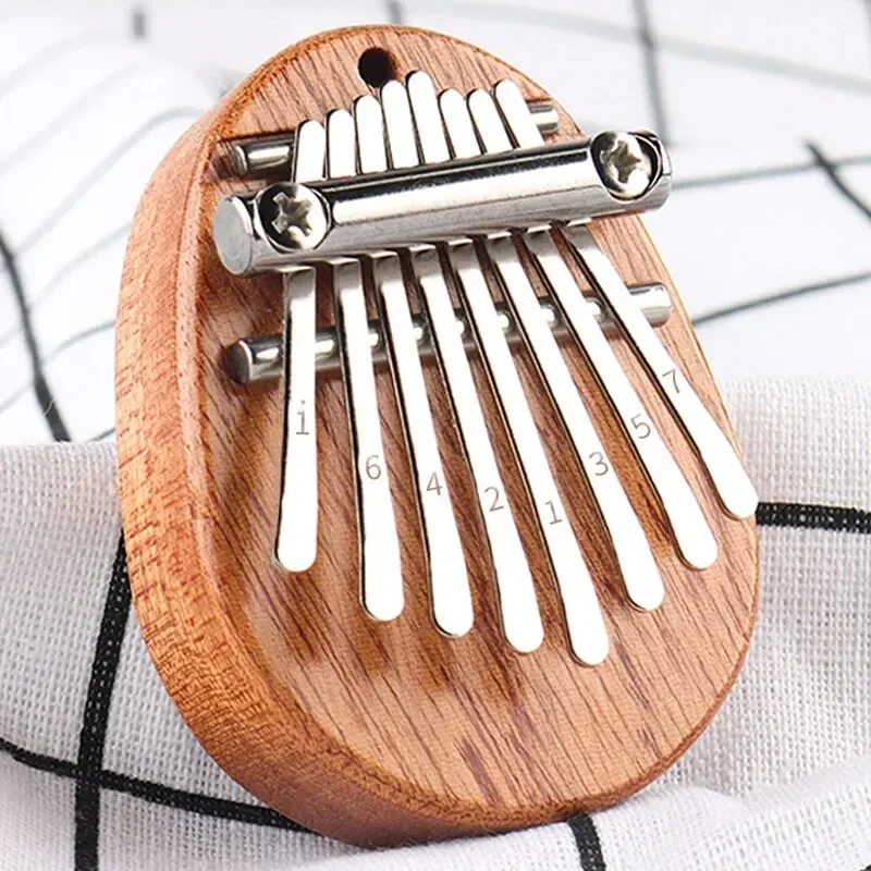 1Pcs Wood Mini Thumb Piano Mus - Kalimba Thumb Piano ulasan dan harga