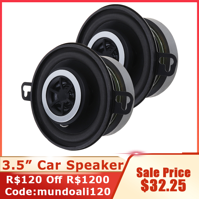 2pcs 3.5 Inch 12V 200W Car Spe - Audio Universal Music ulasan dan harga