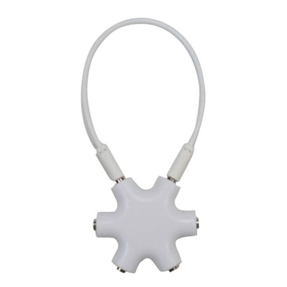 6 Port 3.5mm Earphone Splitter - Mix Audio Music ulasan dan harga