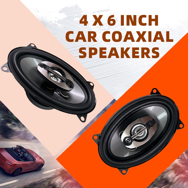 4*6Inch Car Speaker 450W Unive - Audio Universal Music ulasan dan harga