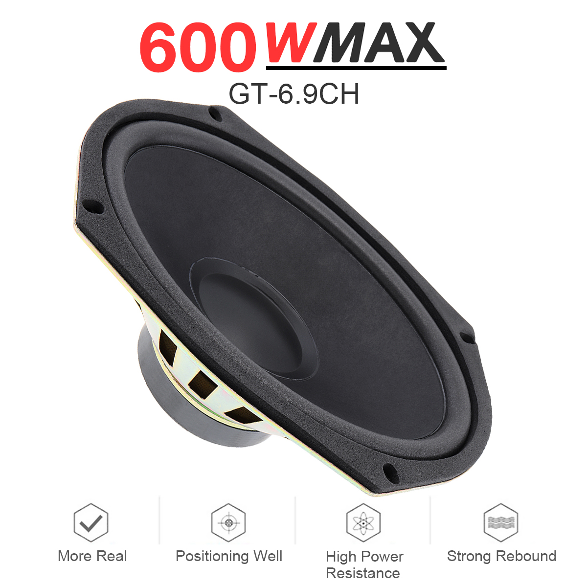 1 / 2 Piece 6x9 Inch 600W Univ - Audio Universal Music ulasan dan harga