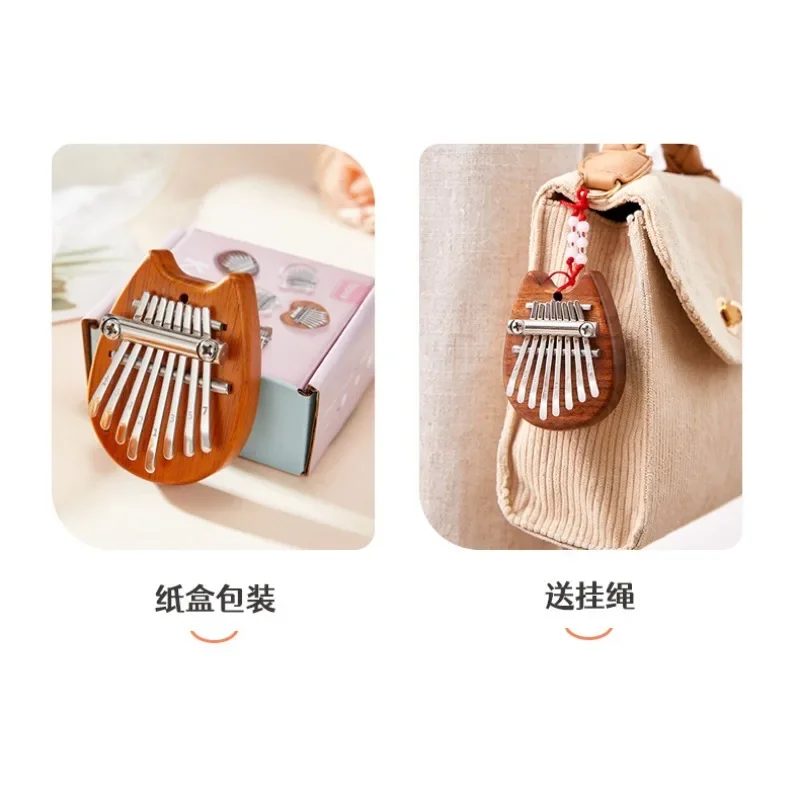 8Key Mini Wooden Kalimba High  - Kalimba Thumb Piano ulasan dan harga